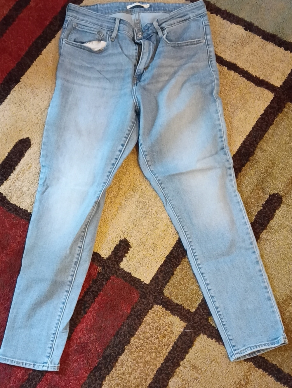 Levi Strauss Light Blue Women's High-Rise Skinny Jeans Size 31